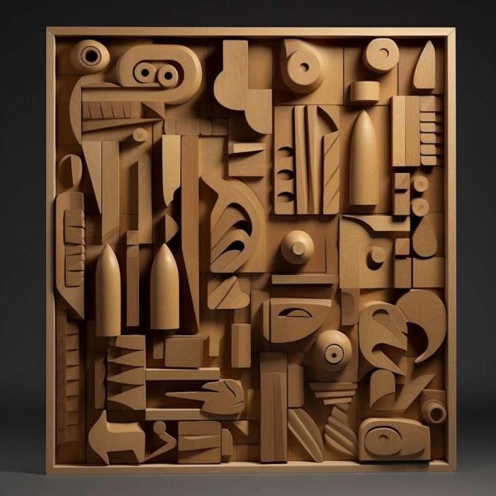 نموذج ثلاثي الأبعاد لآلة CNC 3D Art 